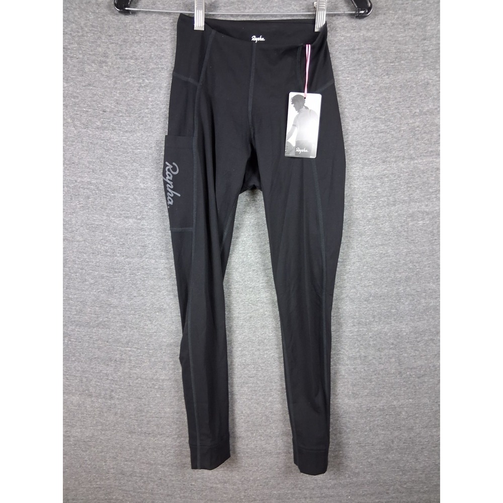 Rapha Womens Leggings XS Black Pink‎ Commuter Leggings Biking Cycling Pocket